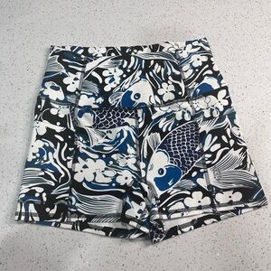 Free people movement small never better run shorts pockets nwot athletic printed